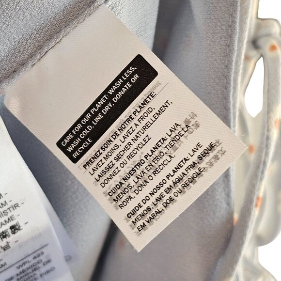 Levis NWT Ditsy Floral Daisy Tie Adjustable Strap Top Sz L - Picture 7 of 9